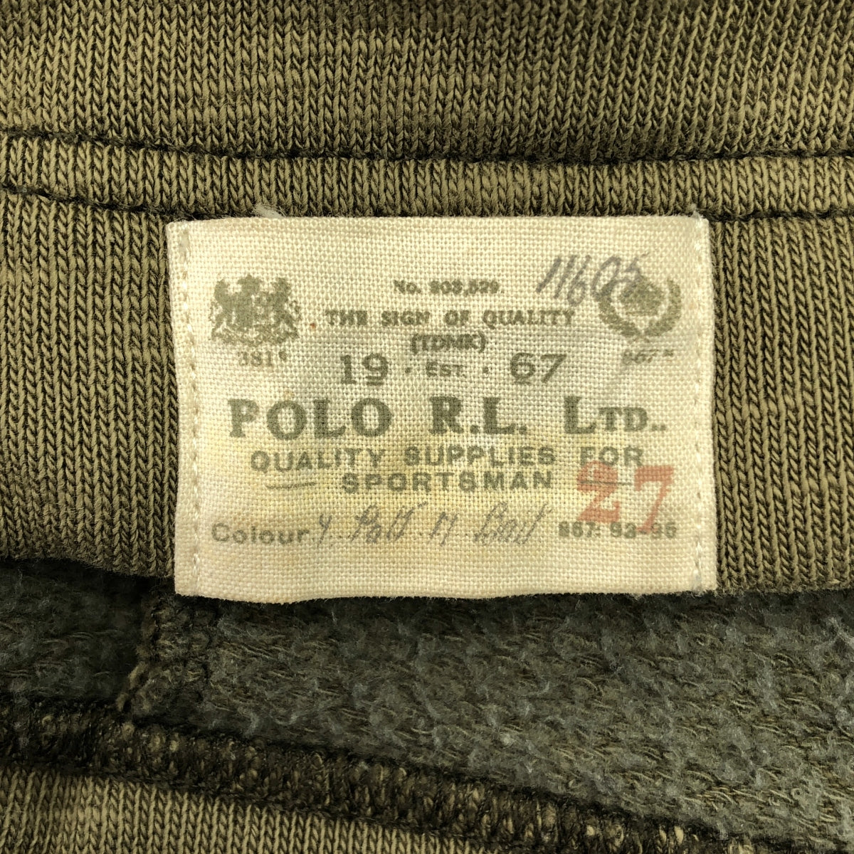 POLO BY RALPH LAUREN / 폴로바이랄 플로렌 | 코튼 숄 컬러 가디건 | M | 남성