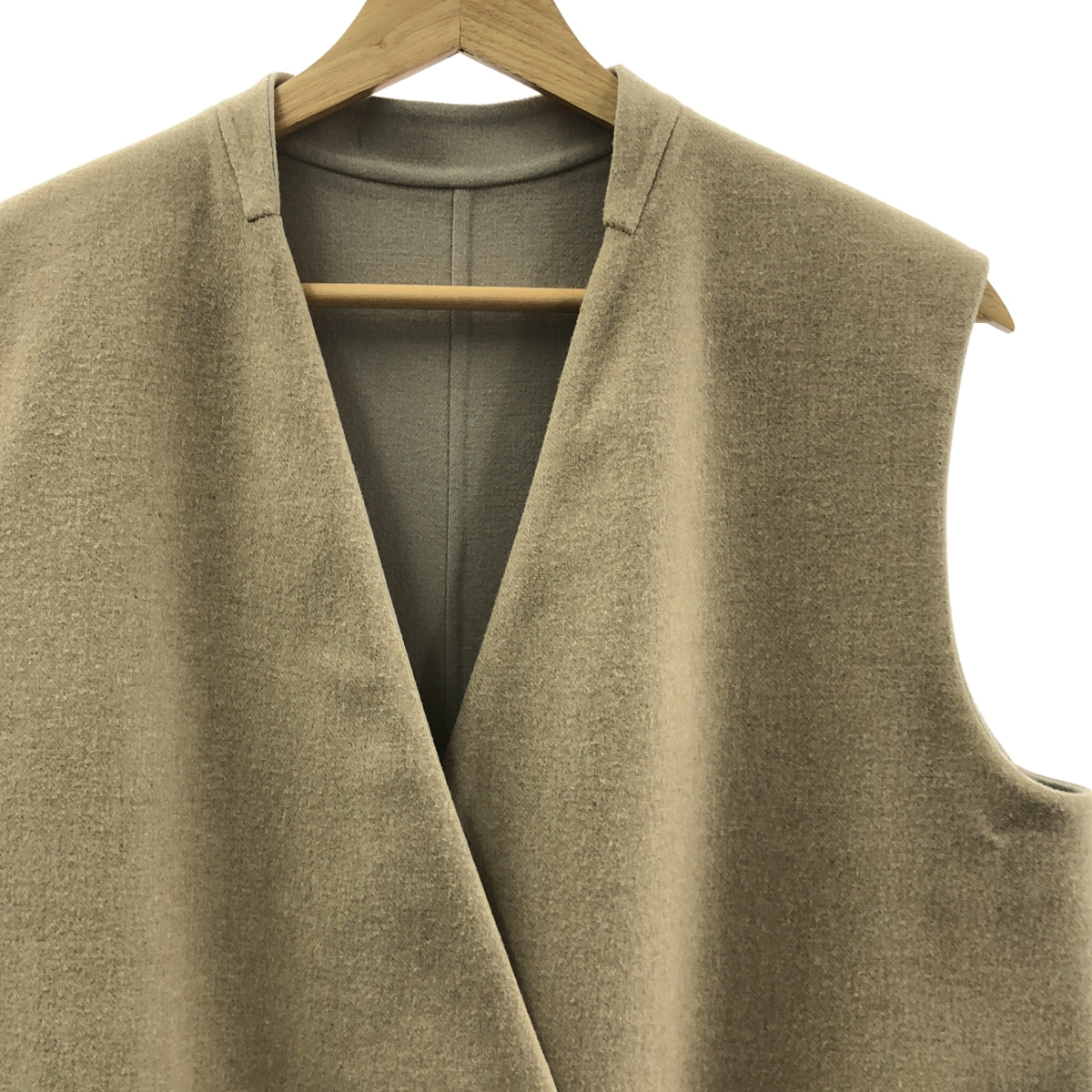 Drawer / ドゥロワー | ウールメルトンリバーシブルジレ コート | 38 | レディース