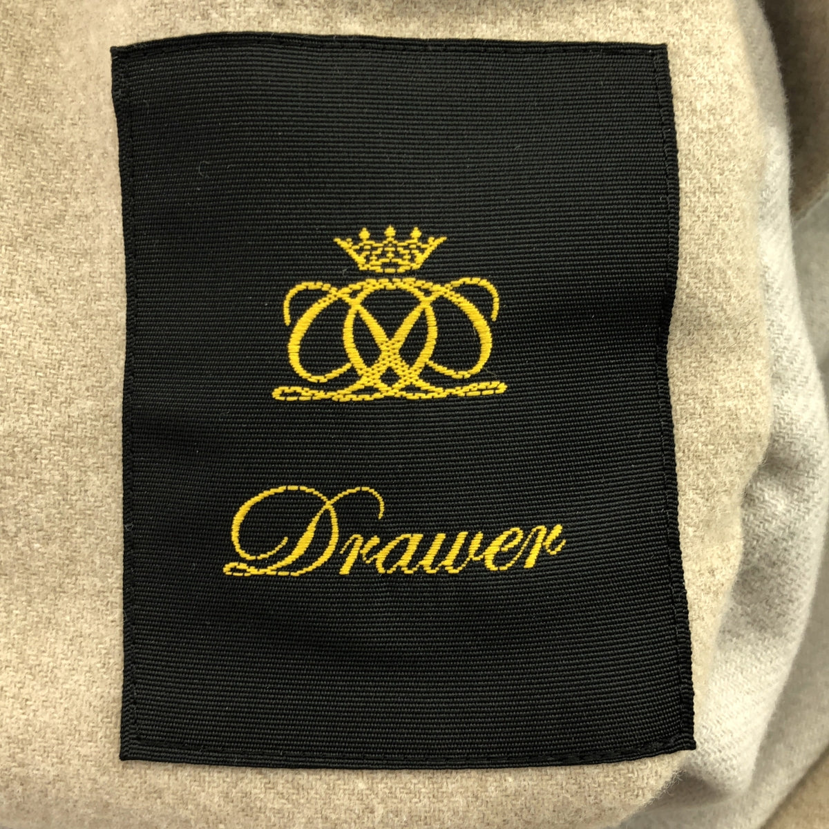 草稿 | 羊毛平紋雙面背心外套 | 38碼 | 米色/灰色 | 女款