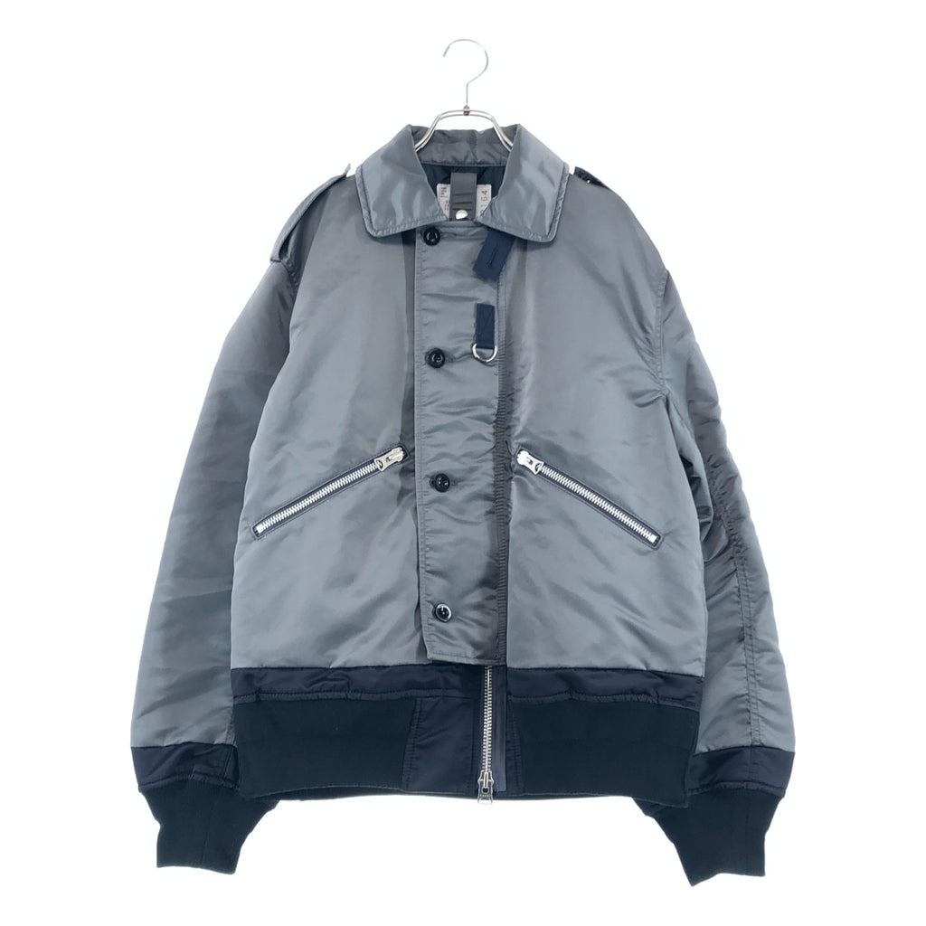 sacai / サカイ | 2023AW | Nylon Twill Blouson / ナイロンツイル オーバー ブルゾン ジャケット | 2 | メンズ