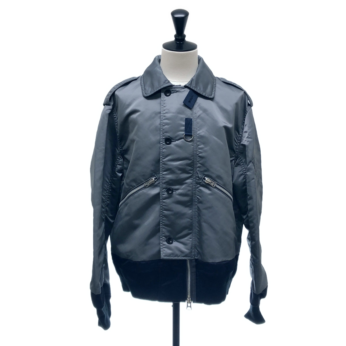 sacai / サカイ | 2023AW | Nylon Twill Blouson / ナイロンツイル オーバー ブルゾン ジャケット | 2 | メンズ