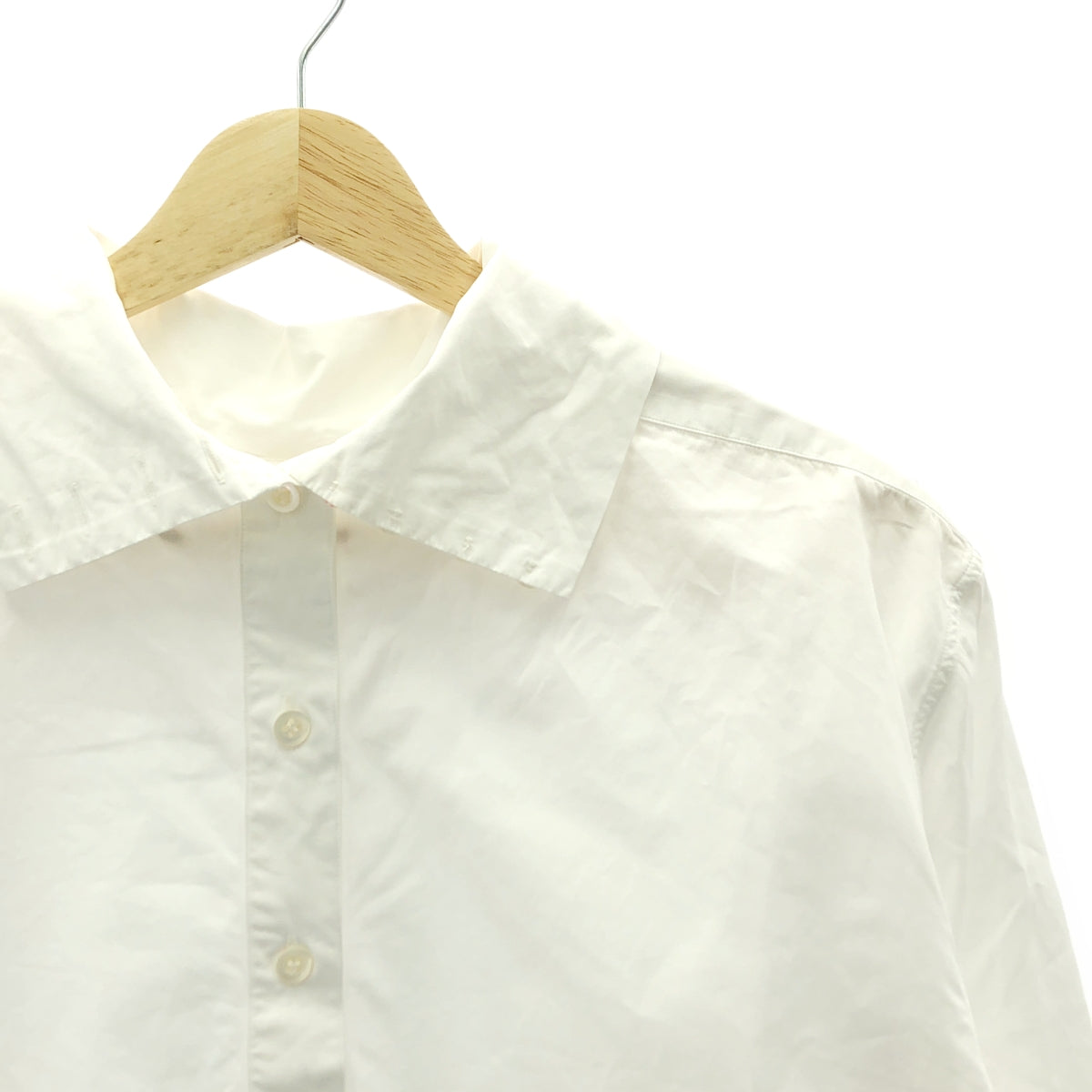 德賴斯·範諾頓 |棉質高領襯衫 |尺寸 36 |白色 |女性的