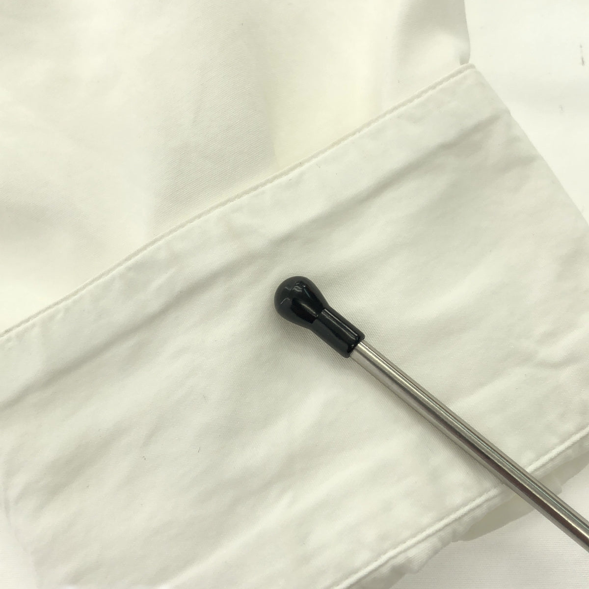 德賴斯·範諾頓 |棉質高領襯衫 |尺寸 36 |白色 |女性的