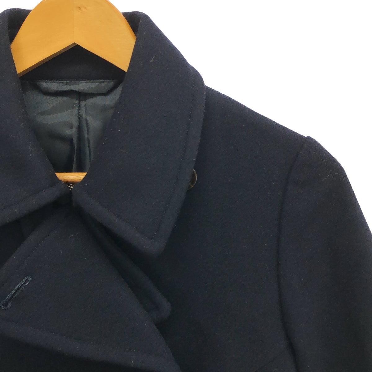 foufou / フーフー | melton double coat メルトン ダブル コート | 0 | ネイビー | レディース