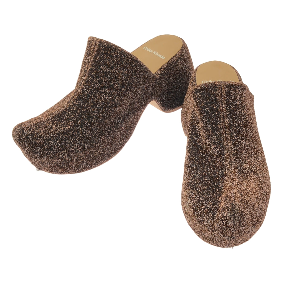 Chika Kisada / チカキサダ | 2025SS | SABO SANDAL / 着脱可チュール フリル 装飾 プラットフォーム サボ サンダル | 38 |