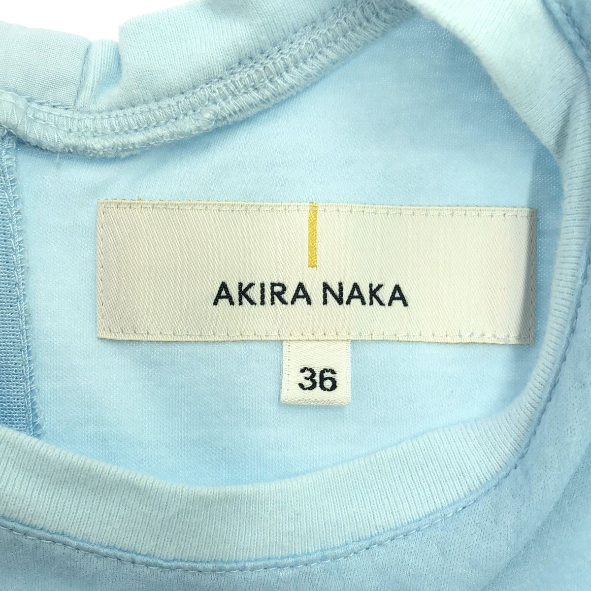 [狀況良好] AKIRANAKA / Akira Naka |薄紗分層T卹| 36 |淺藍色 |女性的