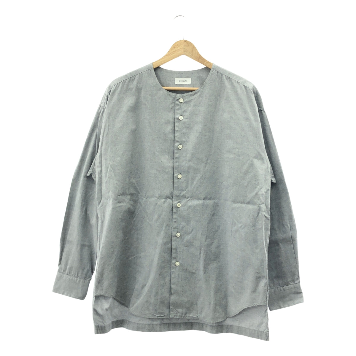 EN ROUTE / 언루트 | 코튼 옥스 노 컬러 셔츠 | 2 | 회색 | 남성