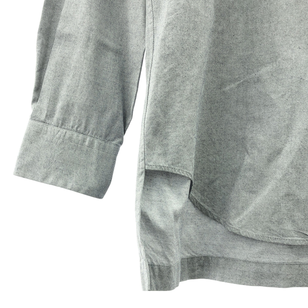 EN ROUTE / 언루트 | 코튼 옥스 노 컬러 셔츠 | 2 | 회색 | 남성