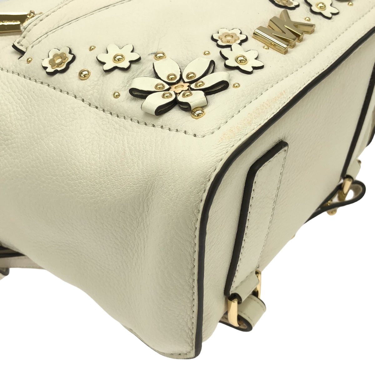 麥可科爾斯 |花卉設計迷你背包 |白色 |女性的