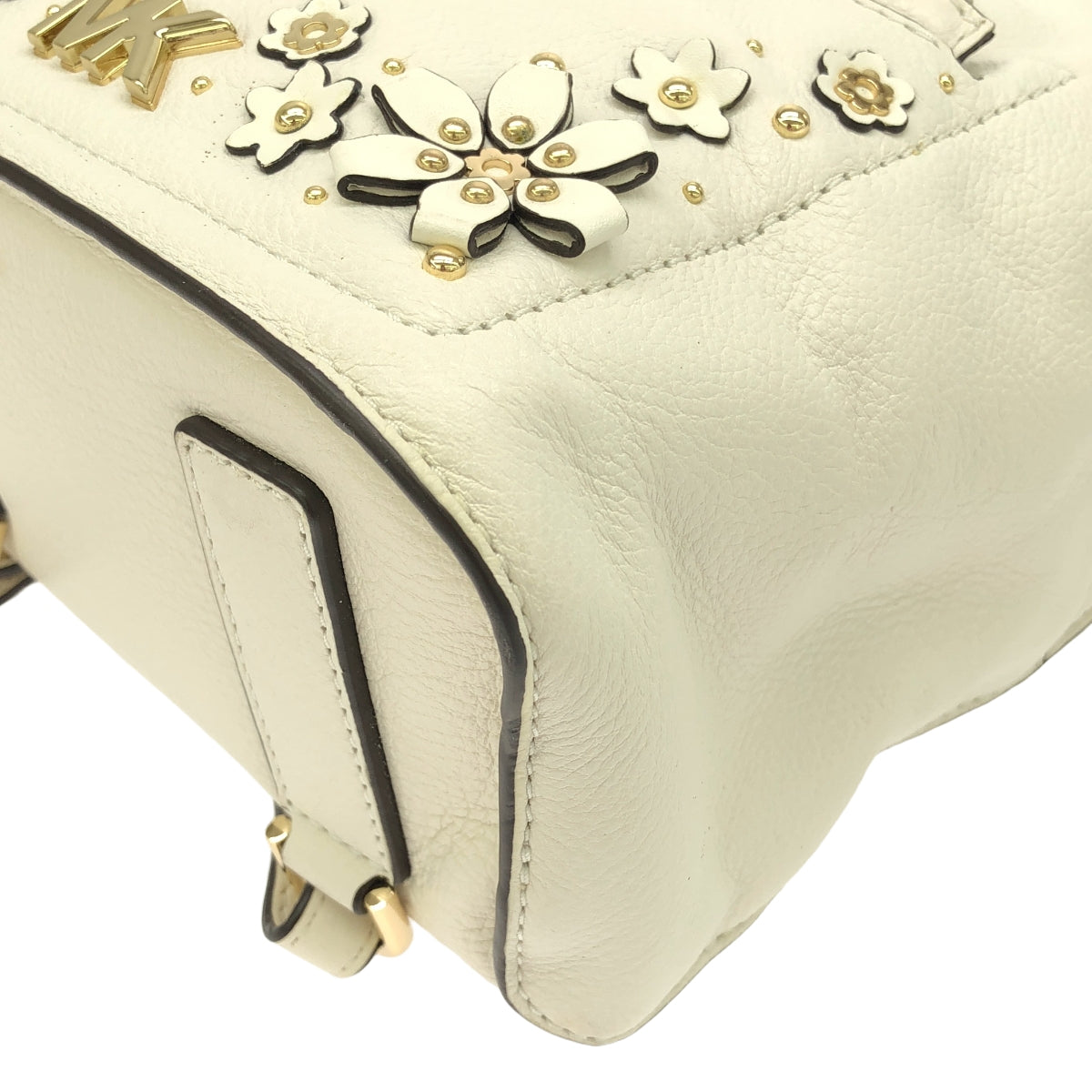 麥可科爾斯 |花卉設計迷你背包 |白色 |女性的