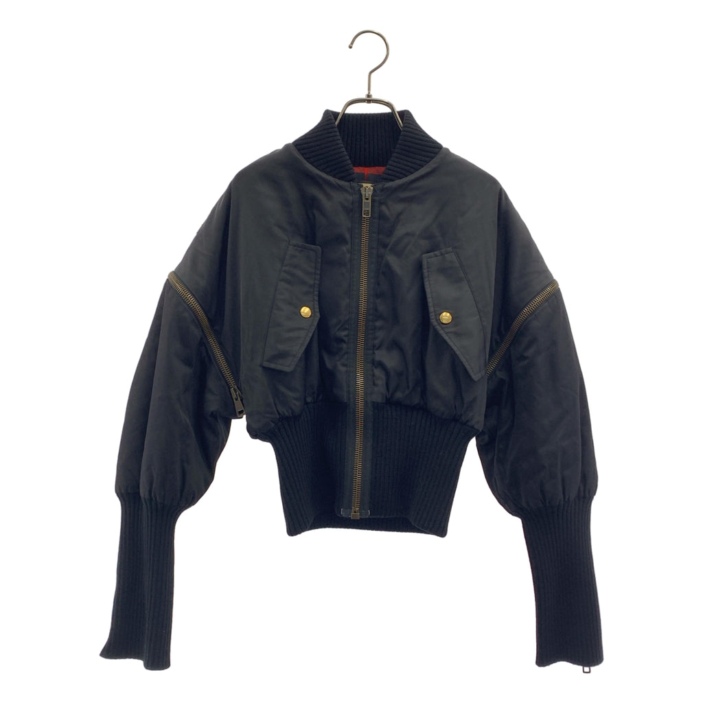 GUCCI / グッチ | Padded Bomber Jacket ジップ ボンバージャケット | 40 | レディース