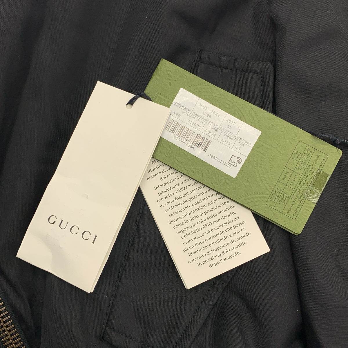 GUCCI / グッチ | Padded Bomber Jacket ジップ ボンバージャケット | 40 | レディース