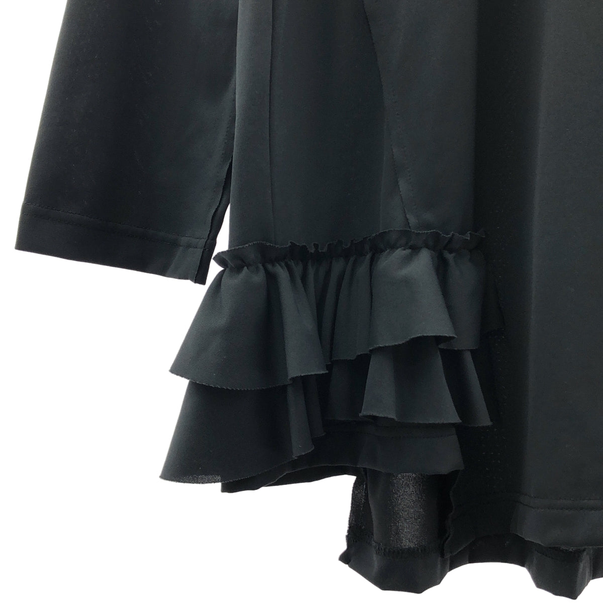 COMME des GARCONS | 2019 秋冬系列 | 聚酯荷葉邊拼接上衣 | XS碼 | 女款