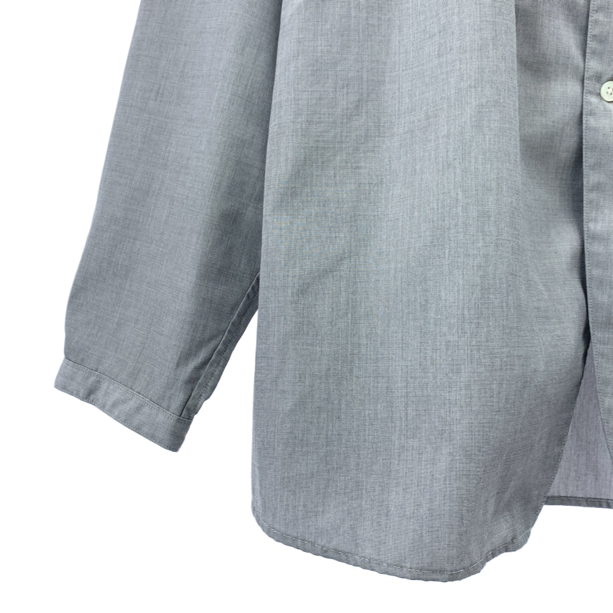 NICENESS / ナイスネス | 2025AW | C.CHAD End-on-End Chambray Shirt Jacket コットン バンドカラーシャツ | M |
