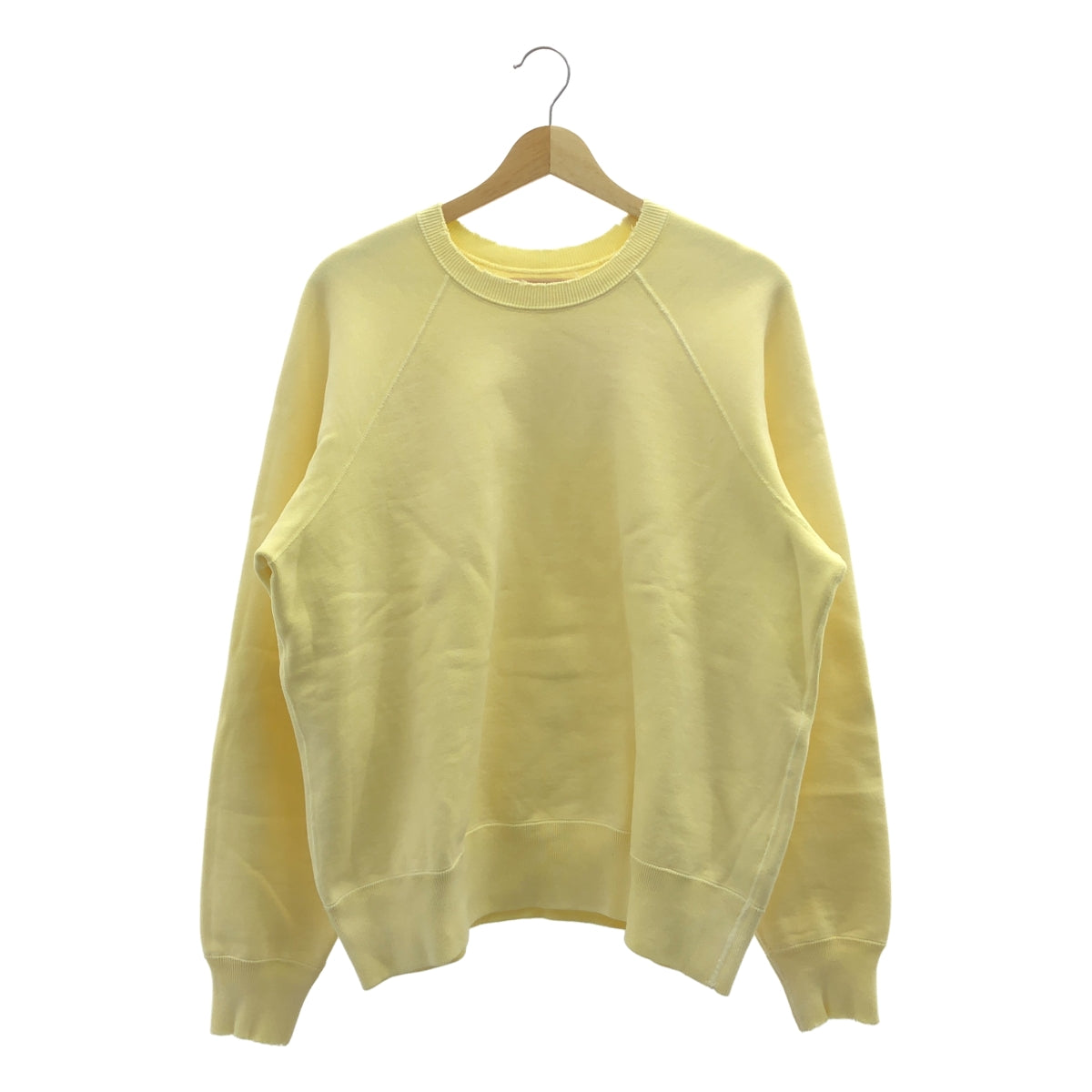 A.PRESSE / アプレッセ | 2023AW | Vintage Sweatshirt ヴィンテージ加工 スウェット | 2 | イエロー | メンズ