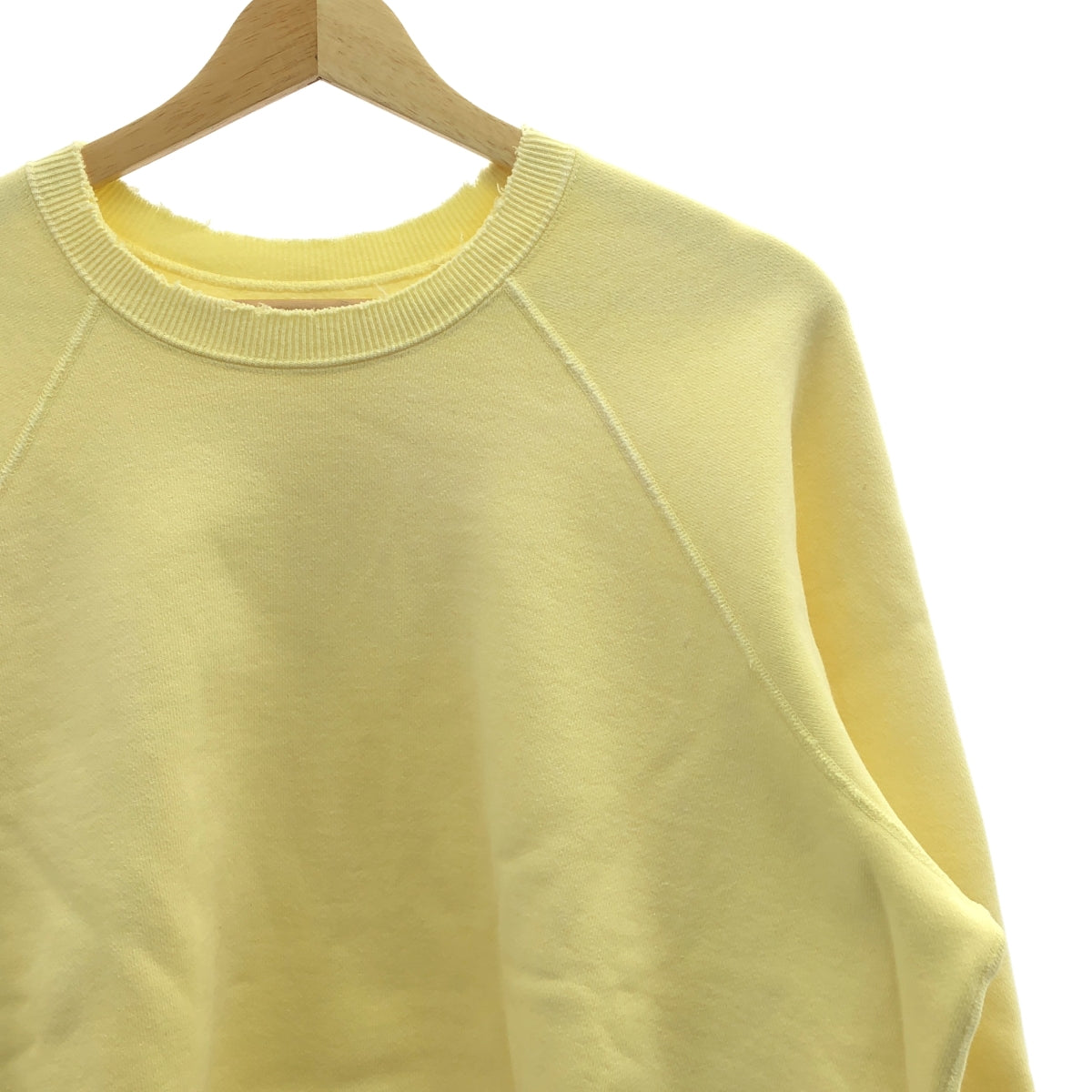 A.PRESSE / アプレッセ | 2023AW | Vintage Sweatshirt ヴィンテージ加工 スウェット | 2 | イエロー | メンズ