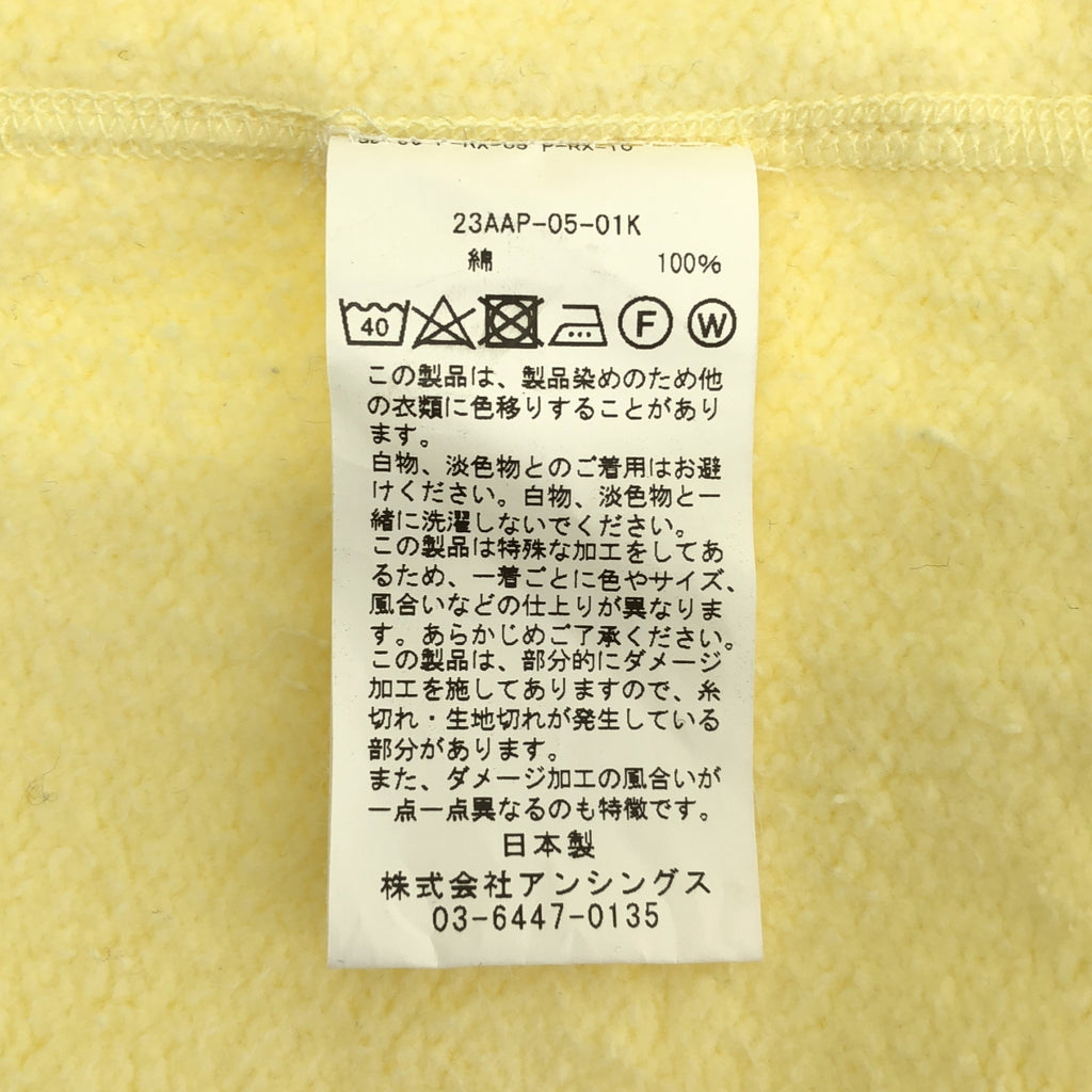 A.PRESSE / アプレッセ | 2023AW | Vintage Sweatshirt ヴィンテージ加工 スウェット | 2 |
