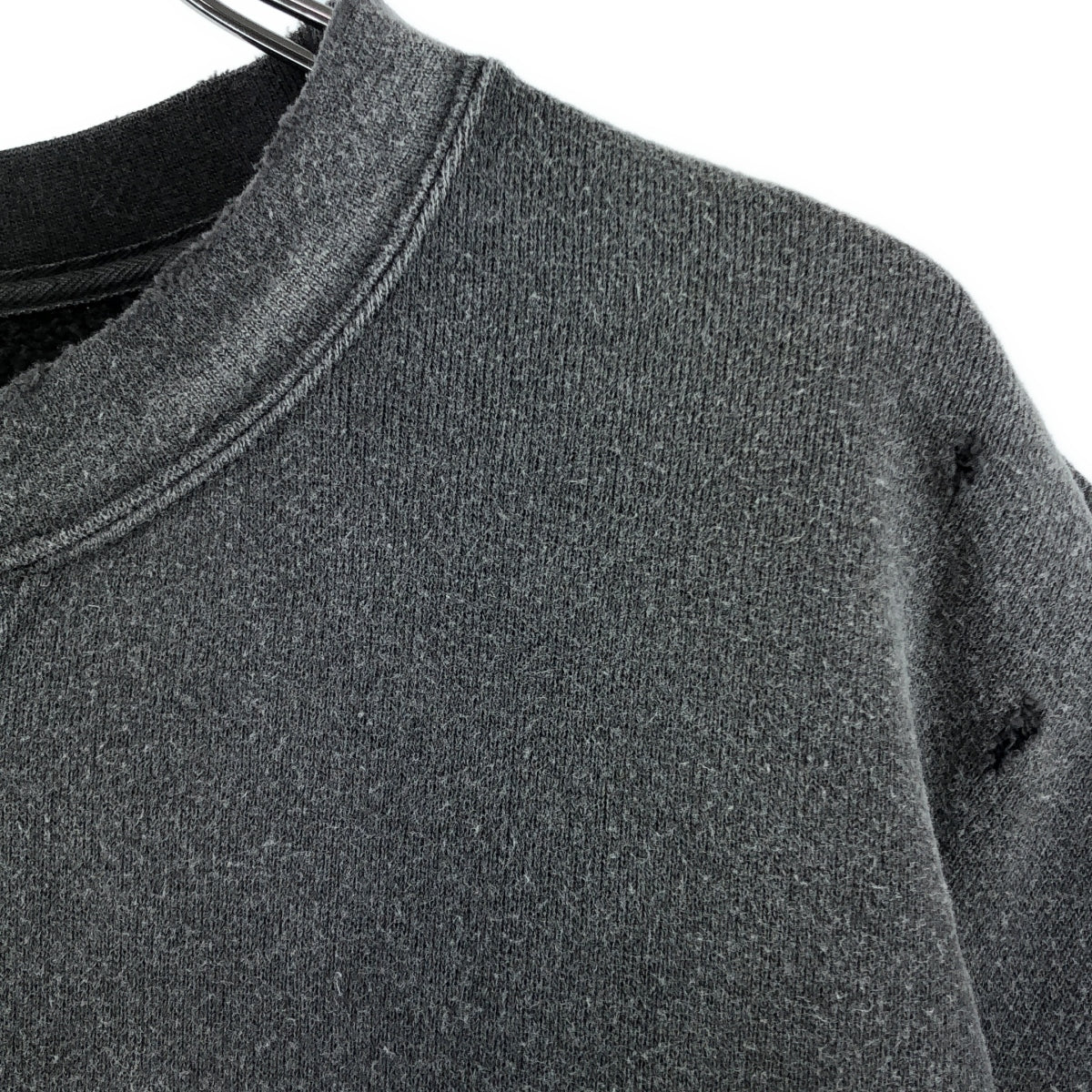 visvim / ビズビム | COURT SWEAT / ダメージ加工 スウェット トレーナー | 2 | メンズ