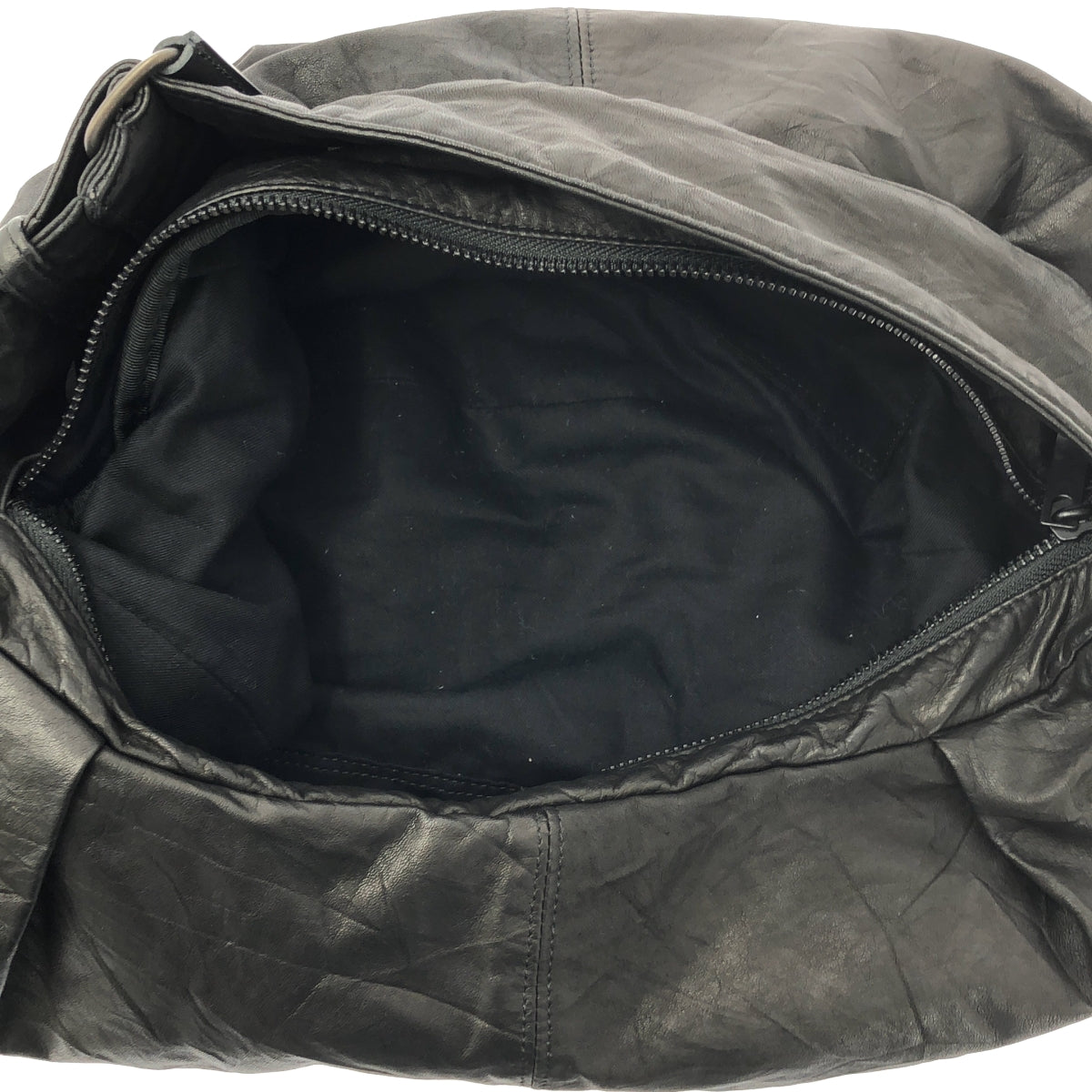 Y's / ワイズヨウジヤマモト | SOFT LEATHER GYOZA-STYLE BAG / 牛革