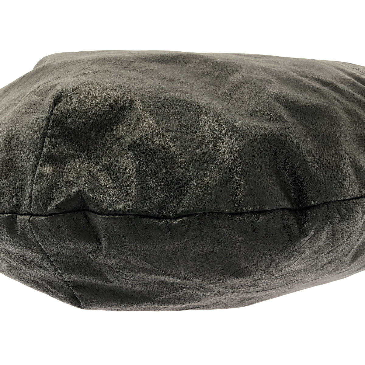 Y's / ワイズヨウジヤマモト | SOFT LEATHER GYOZA-STYLE BAG / 牛革 カウレザー ワンショルダーバッグ |