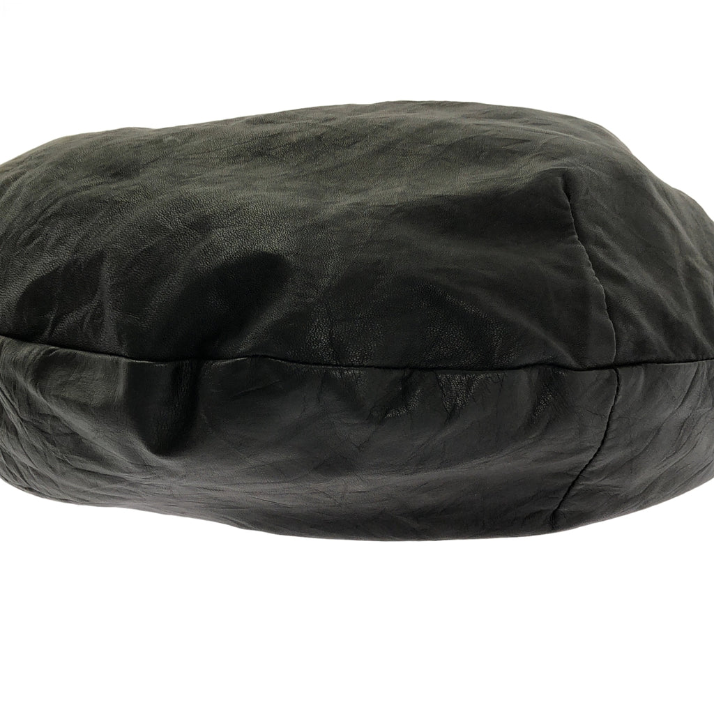 Y's / ワイズヨウジヤマモト | SOFT LEATHER GYOZA-STYLE BAG / 牛革 カウレザー ワンショルダーバッグ |