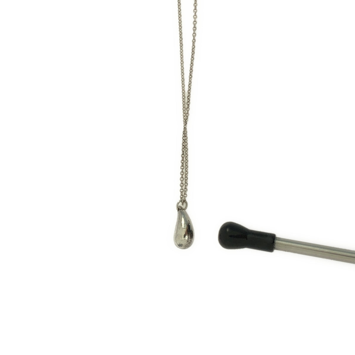 【美品】  Tiffany & Co / ティファニー | エルサ・ペレッティ シルバー925 ティアドロップ ネックレス | シルバー | レディース