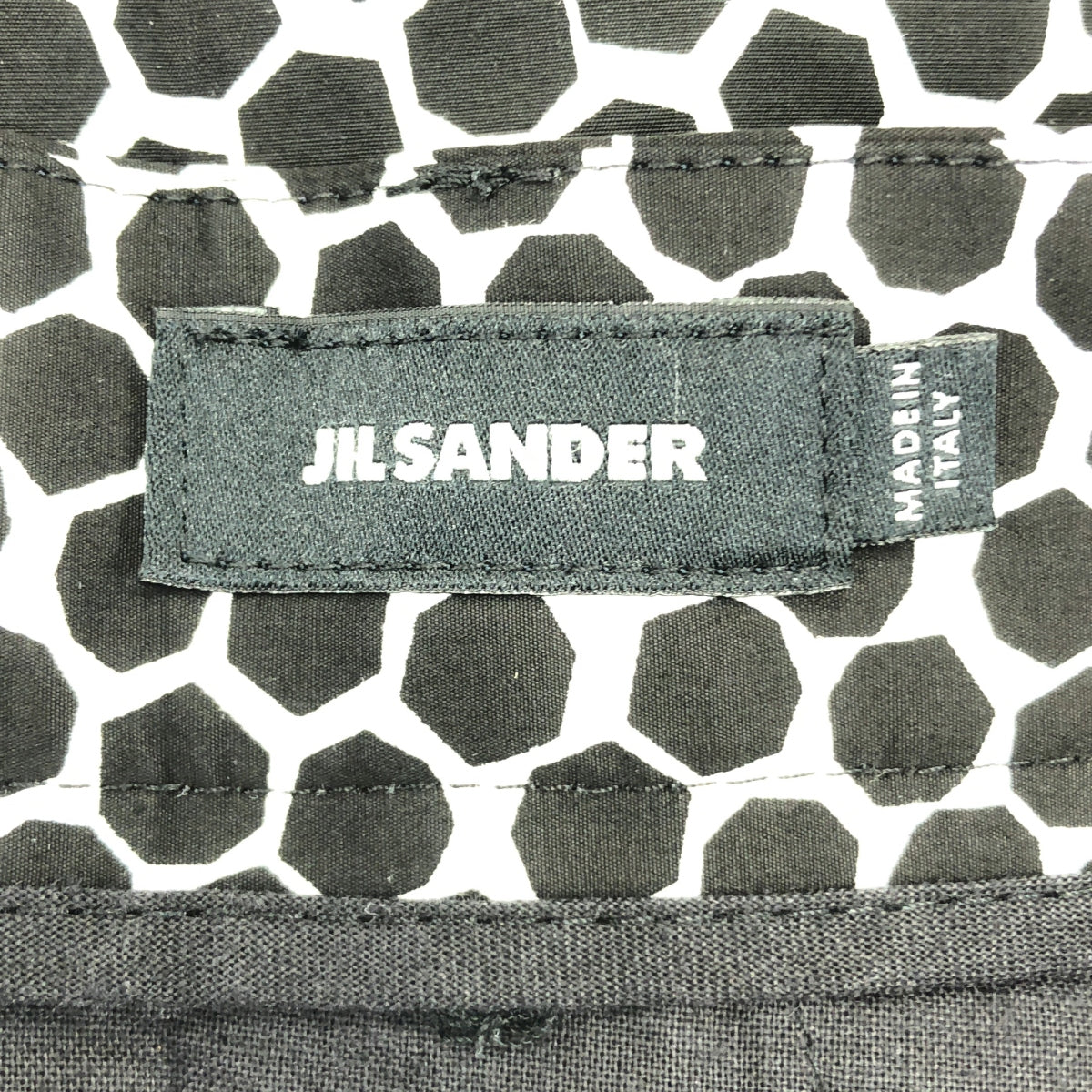 JIL SANDER | 棉質全印花標誌拉鍊短褲 | 尺寸 46 | 男款