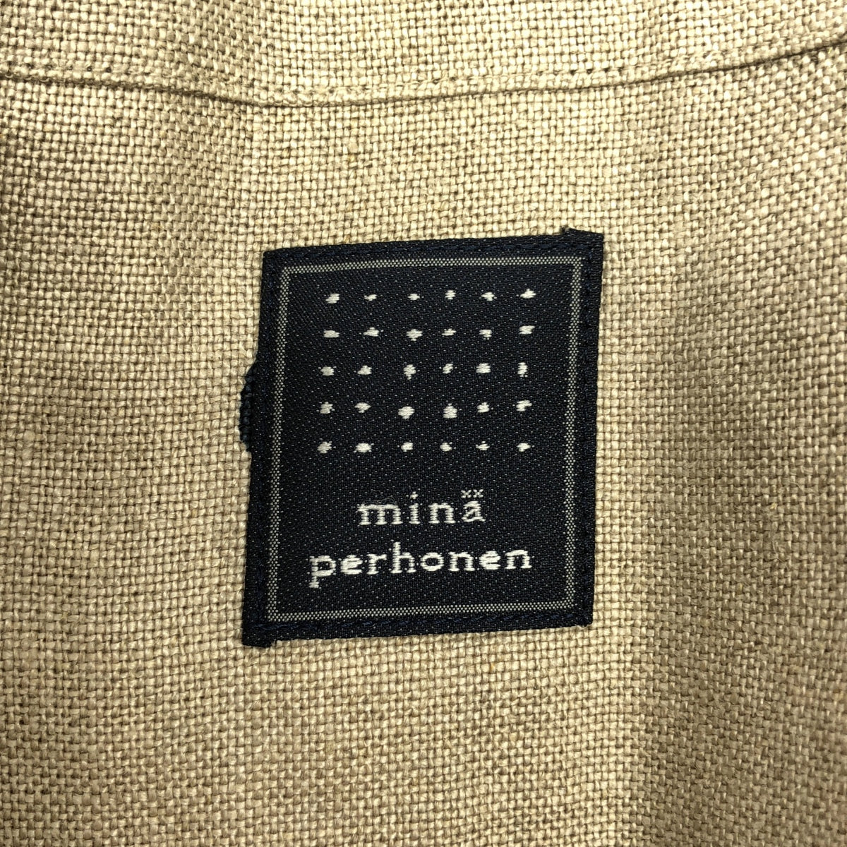 mina perhonen / ミナペルホネン | usa bag -candy- ウサギ リネン トートバッグ | ベージュ | レディース