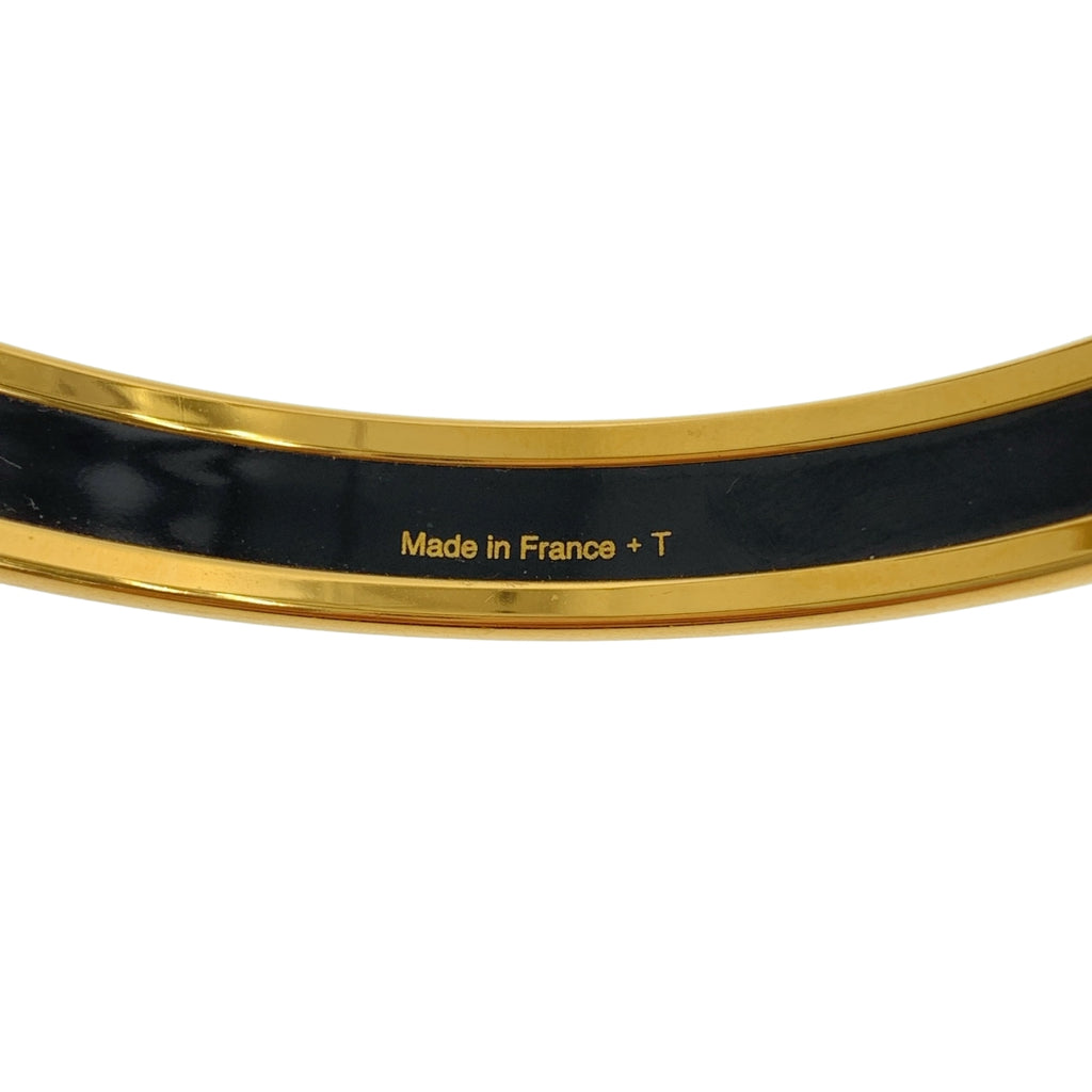 【미품】 HERMES / 헤르메스 | SELLIER / 에마이유 칠보구이 총무늬 뱅글 액세서리 | 오렌지 | 여성