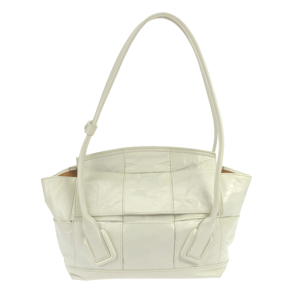 [狀況良好] BOTTEGA VENETA | Maxi Intre Arco 皮革手提包| SHOPBOP白色 |女性的