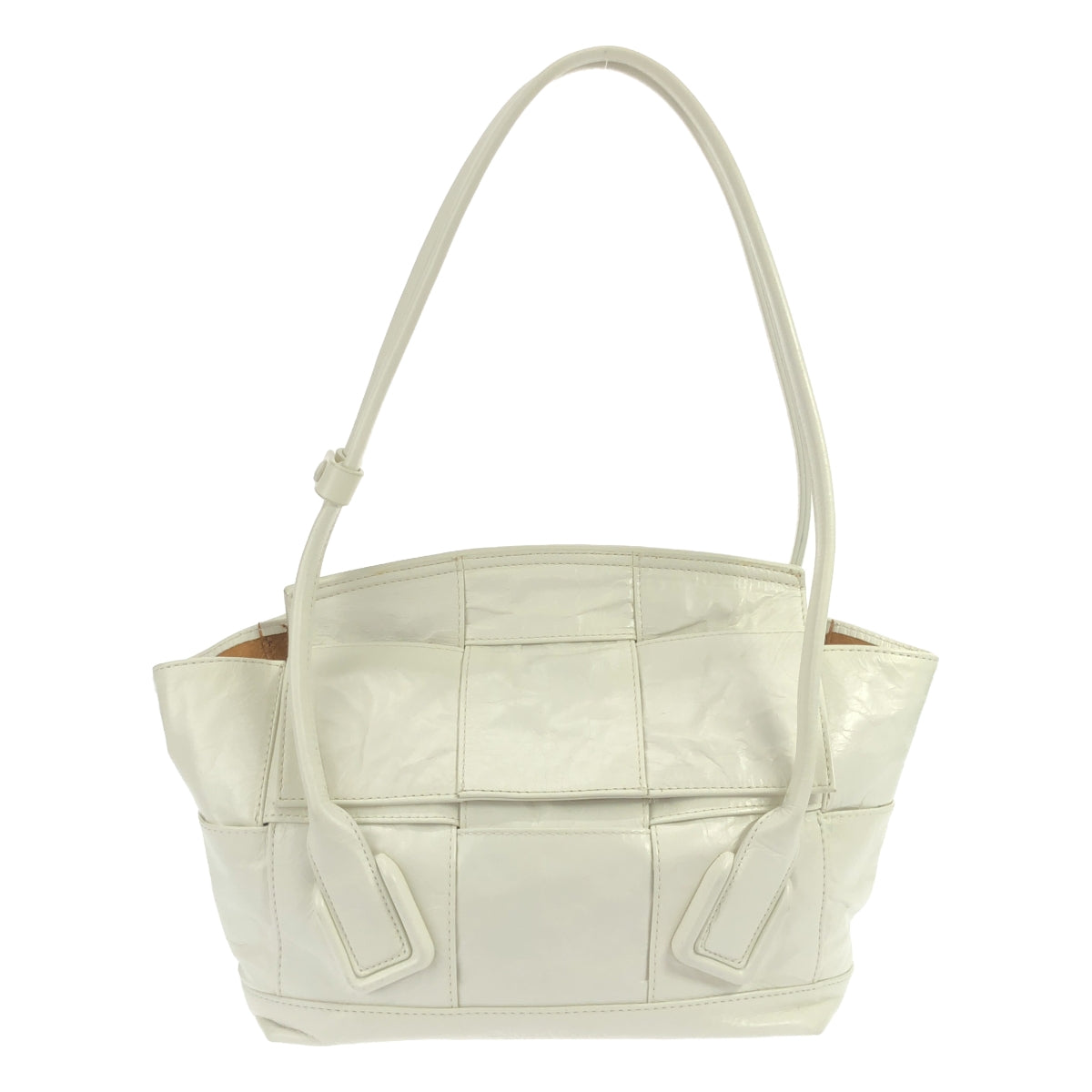 [狀況良好] BOTTEGA VENETA | Maxi Intre Arco 皮革手提包| SHOPBOP白色 |女性的