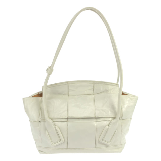 [Beautiful Condition] BOTTEGA VENETA | Maxi Intre Arco Leather Handbag | White | Women's