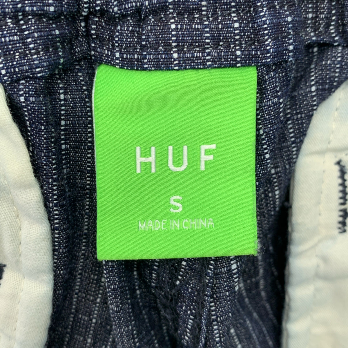 HUF Summit 條紋牛仔工裝褲，男士小號