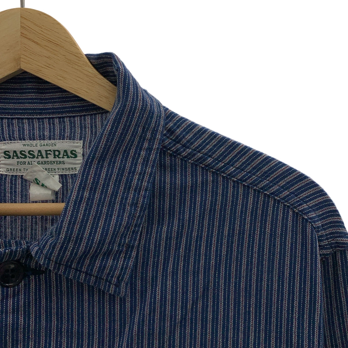 SASSAFRAS / ササフラス | コットン ストライプ 5ポケット シャツ | S
