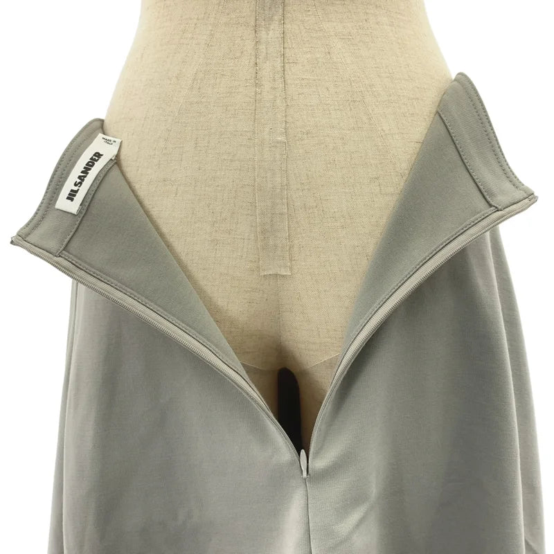 JIL SANDER / ジルサンダー | レーヨン バックジップ ボリューム スカート | 34 | レディース