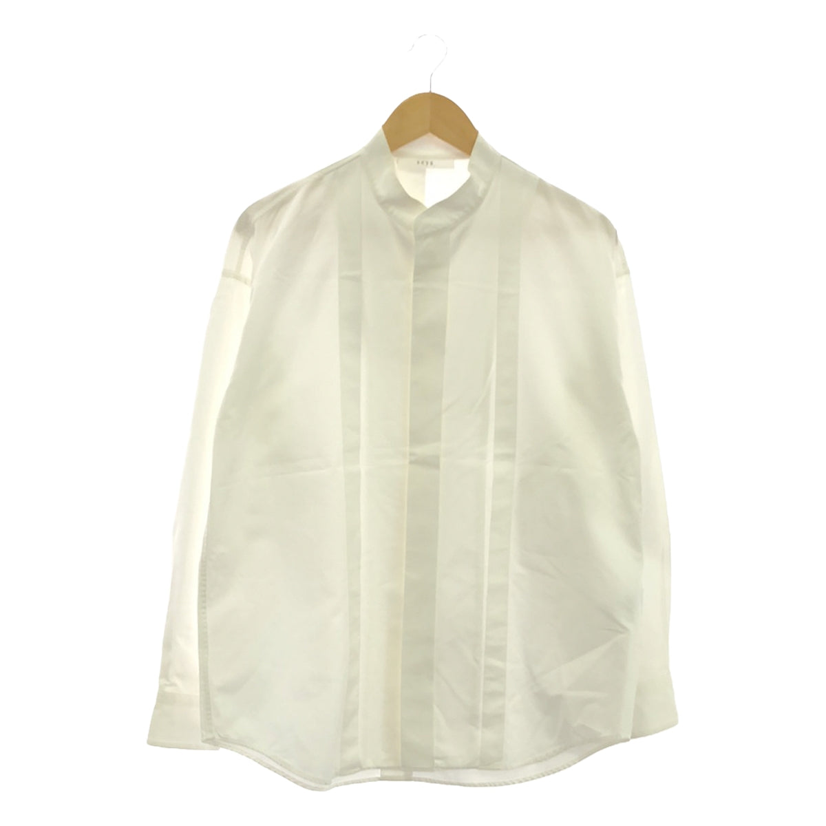 seya. / Seya | Tuck band collar shirt | S | White | Women's