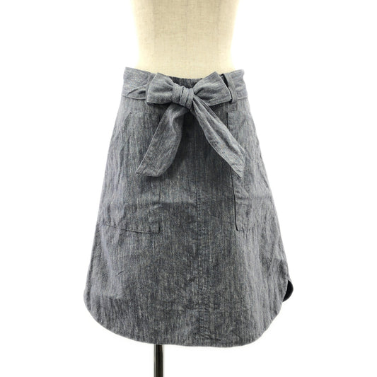 Drawer | Linen blend cotton round skirt | Size 36 | Women's