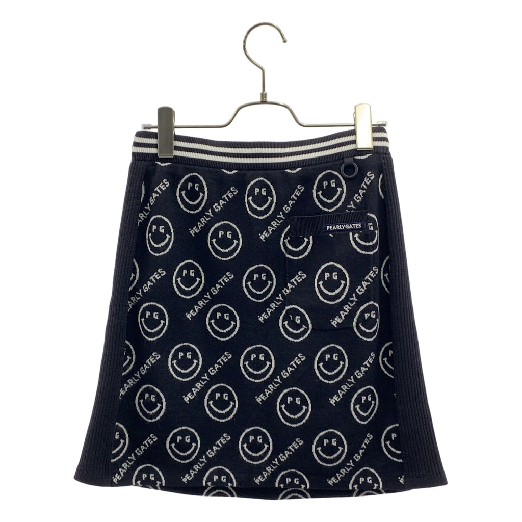 珍珠之門 | 2020春夏 | 全身笑臉針織半身裙 / 有襯裡 | 1碼 | 女款