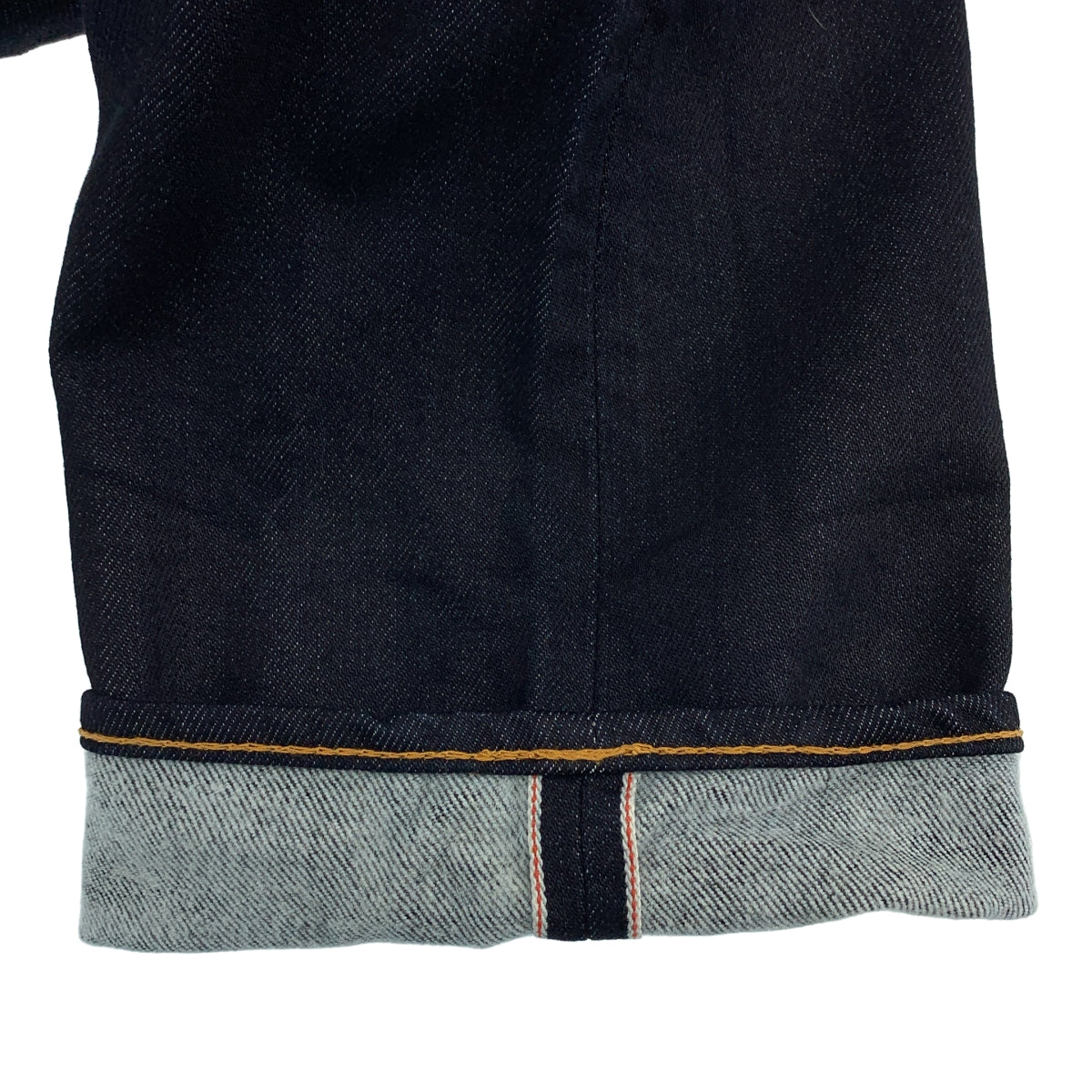 AUBERGE / オーベルジュ | PHIL MENPU コットン シルク 5ポケット セルビッチ デニムパンツ | 42 | インディゴ | メンズ