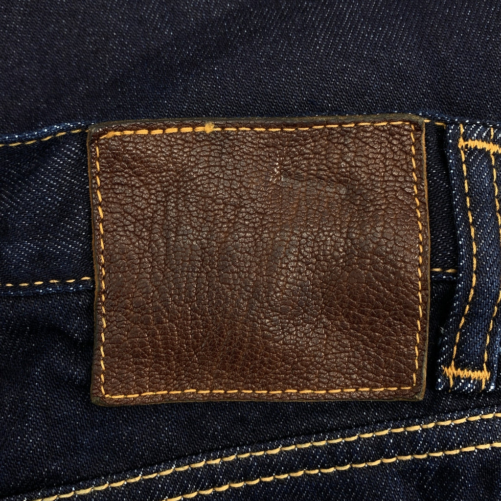 AUBERGE / オーベルジュ | PHIL MENPU コットン シルク 5ポケット セルビッチ デニムパンツ | 42 | インディゴ | メンズ