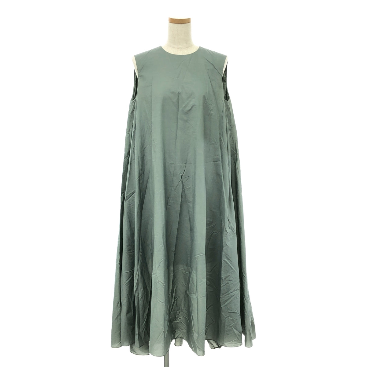 HAVEL studio / Harvel Studio | N / C TENT LINE OP / Tent line sleeveless dress / Lined | 36 | Green | Women's