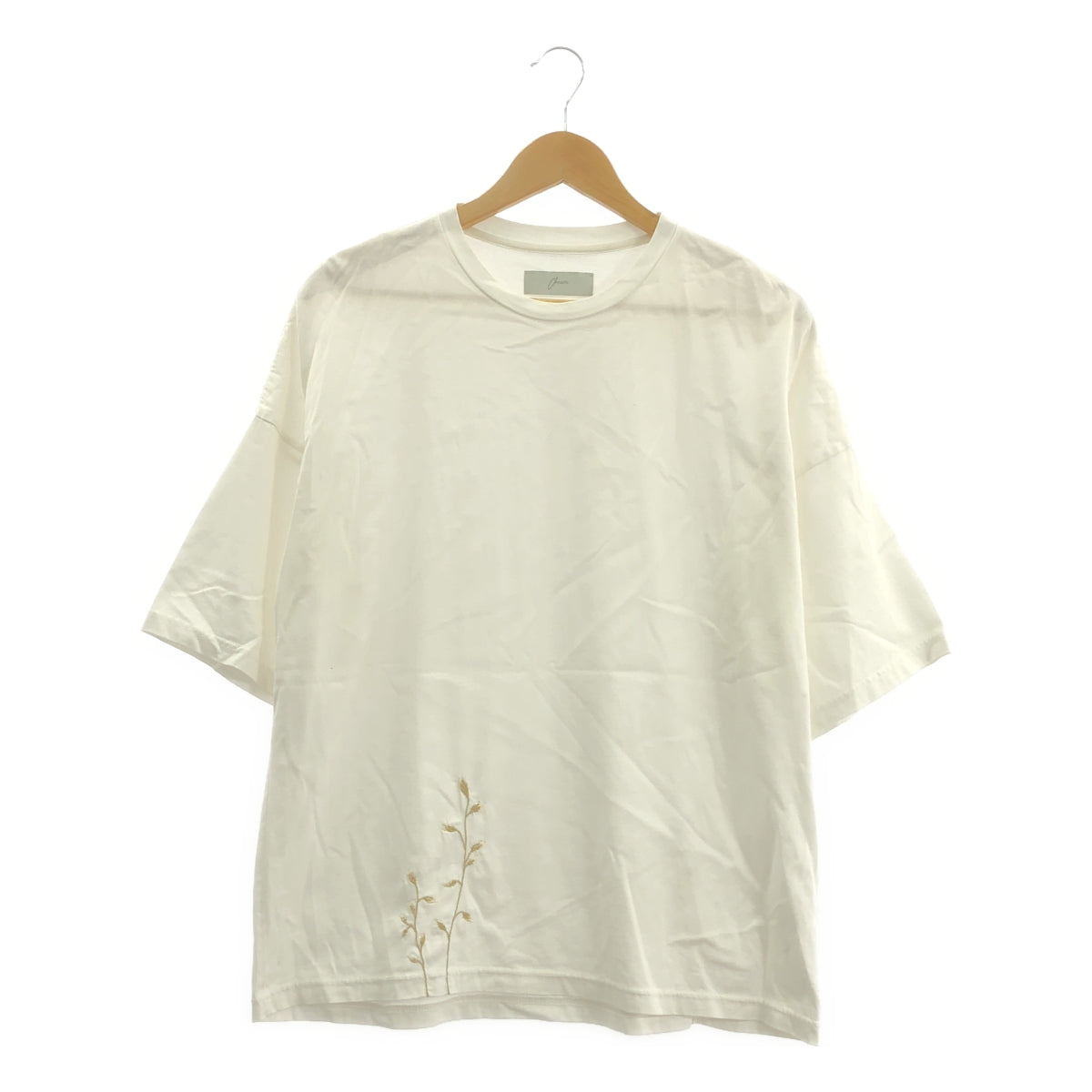 amachi. / アマチ | コットン エンブロイダリー クルーネックカットソー | 4 | メンズ