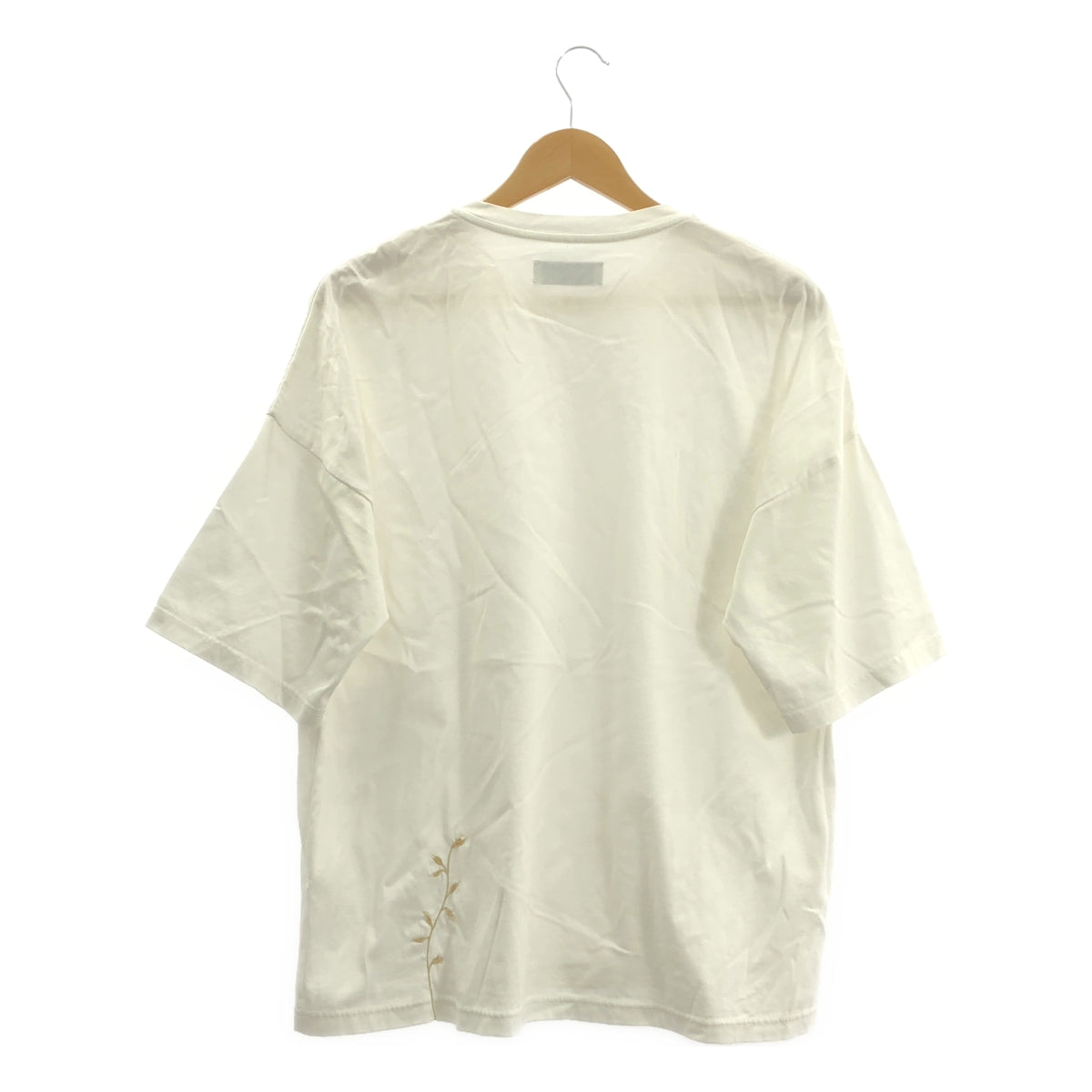 amachi. / アマチ | コットン エンブロイダリー クルーネックカットソー | 4 | メンズ