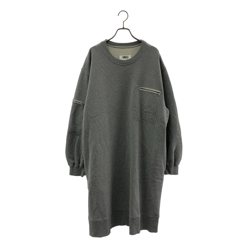 MM6 Maison Margiela / エムエムシックスメゾンマルジェラ | 2022AW | クルーネック スウェットワンピース | M | レディース