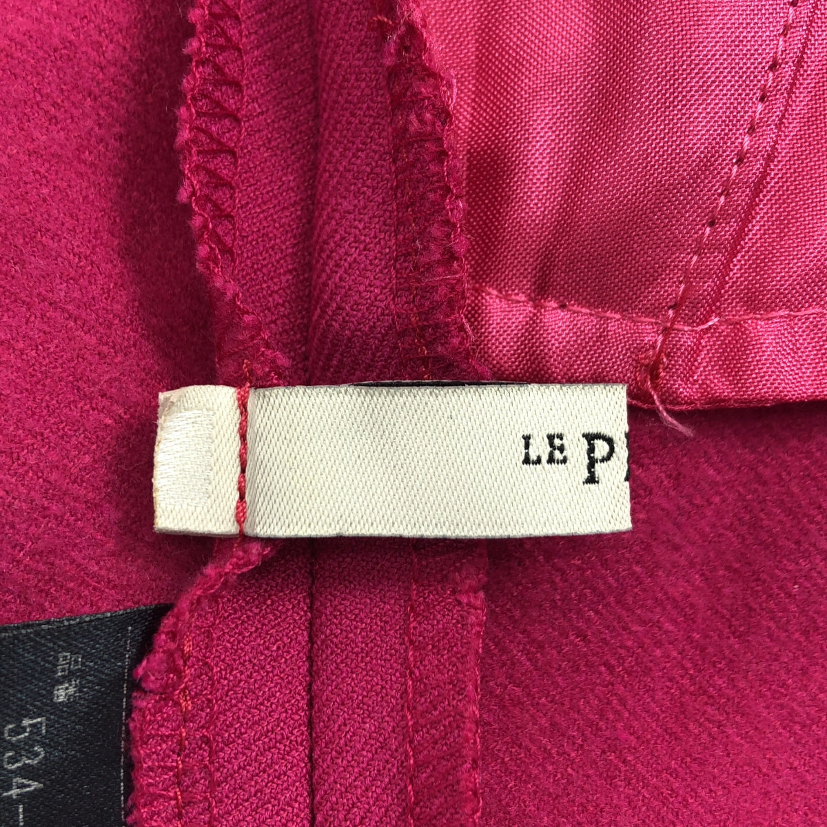 LE PHIL / ルフィル | 2022AW | バルキーポンチ パンツ | 1 | ピンク | レディース