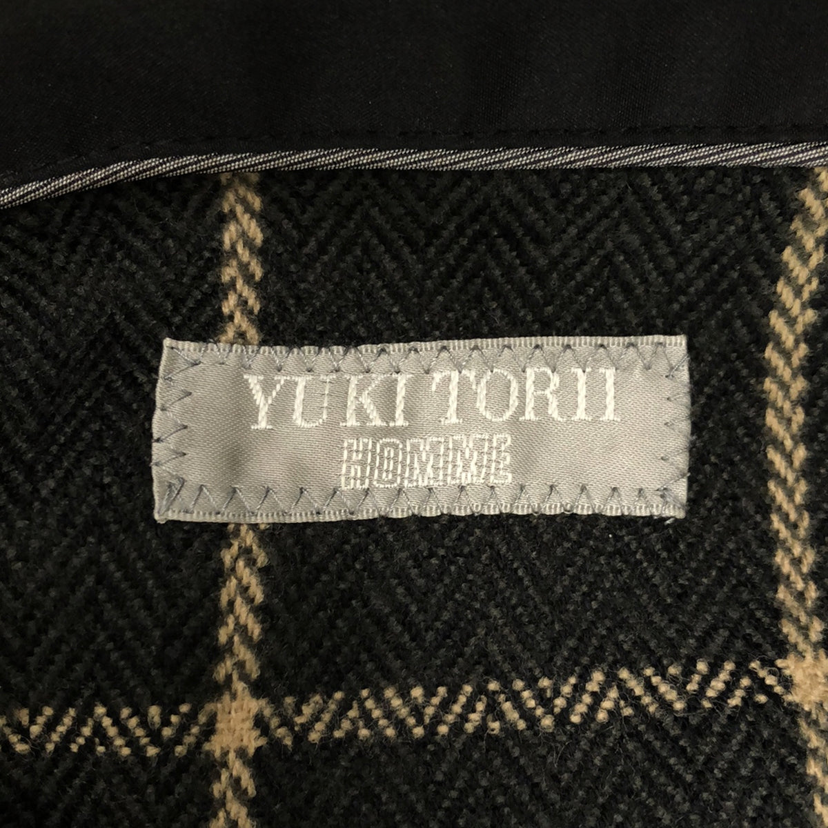 YUKI TORII / ユキ トリヰ | 着脱可ライナー付き ステンカラー オーバーコート | LL | ブラック | レディース