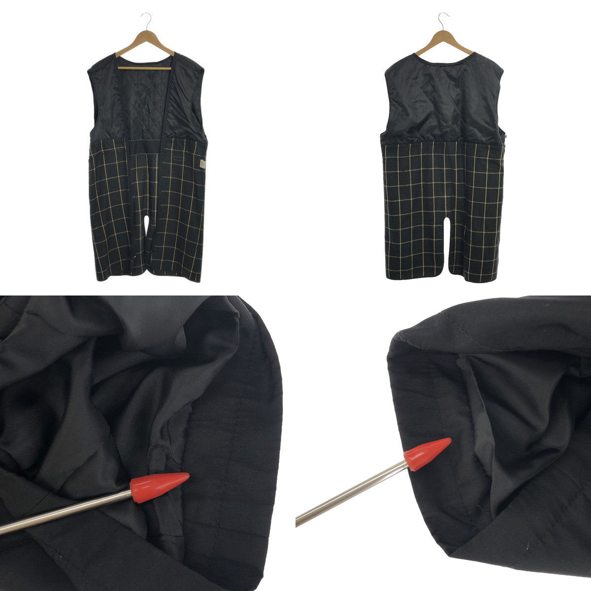 YUKI TORII / ユキ トリヰ | 着脱可ライナー付き ステンカラー オーバーコート | LL | ブラック | レディース