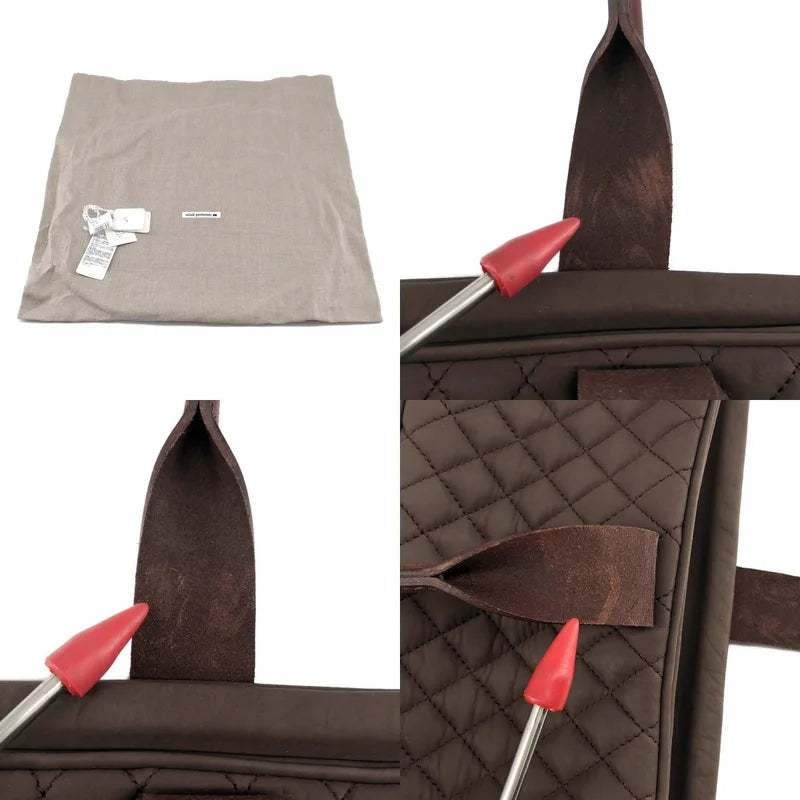 mina perhonen / ミナペルホネン | 2022AW | tambourine peitto bag / タンバリン レザー キルティング ハンド トートバッグ |