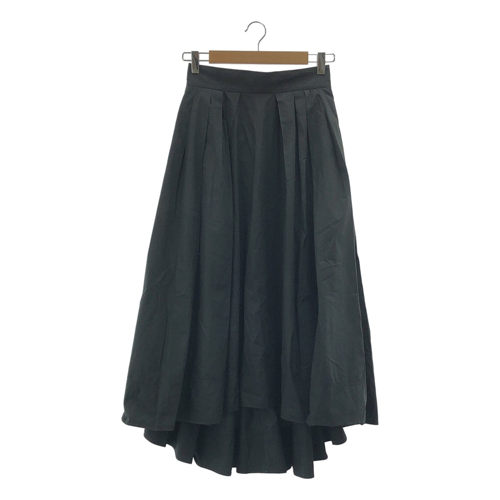 MADISON BLUE / マディソンブルー | TUCK VOLUME SKIRT コットン タック ボリュームスカート | 02 | ブラック | レディース