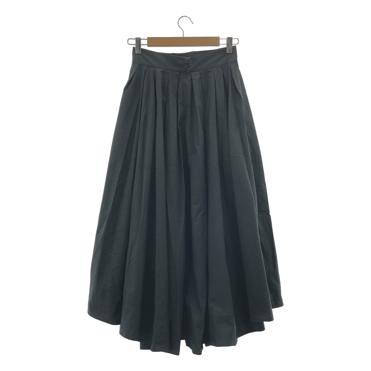 MADISON BLUE / マディソンブルー | TUCK VOLUME SKIRT コットン タック ボリュームスカート | 02 | ブラック | レディース